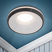 Светильник встраиваемый декоративный ЭРА DK100 BK под лампу MR16 GU5.3 черный Б0055589