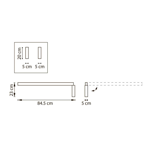 Бра (светильник настенный) Dive Lightstar 740547 фото 3