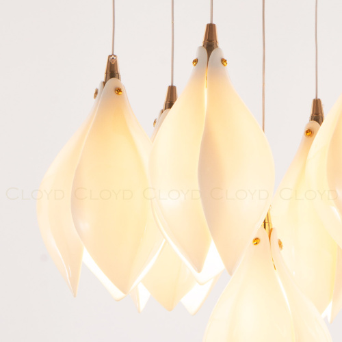 Люстра Cloyd MANGRA C7 / Ø39 см - керамика - золото (арт.10957) фото 2