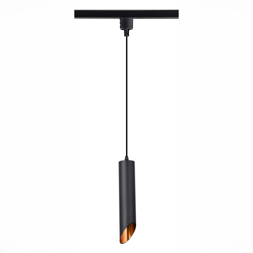 ST152.406.01 Светильник трековый Черный GU10 1*50W IP20 D60xH300 220V Без ламп BASE фото 2