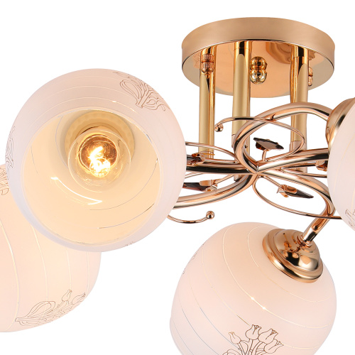 Потолочный светильник Escada 1121/5PL E27*40W Gold фото 3