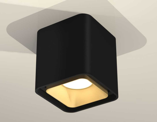 Комплект накладного светильника Ambrella light Techno Spot XS7841004 SBK/SGD черный песок/золото песок (C7841, N7704) фото 2