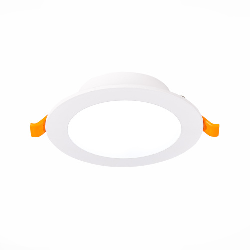 ST210.538.08 Св-к встр. Белый LED 1*8W 3000K 640Lm Ra80 110° IP20 D120xH30 220-240V Встраиваемые светильники фото 4