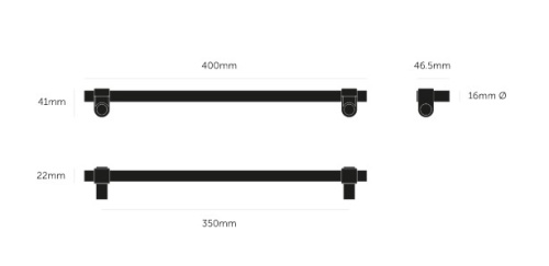 Ручка-скоба Pull Bar Cast Brass фото 6