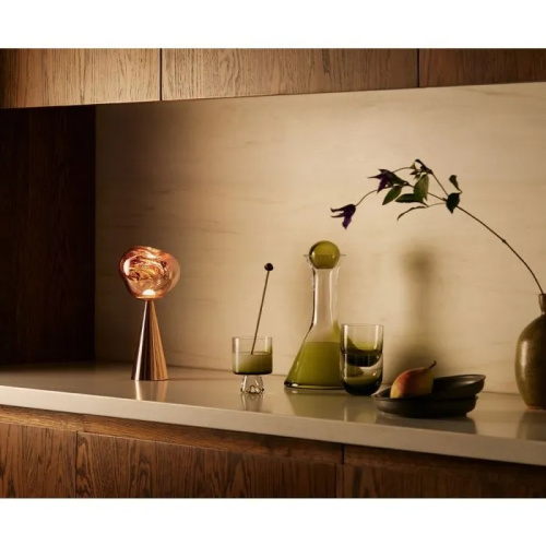 Настольная лампа Melt copper фото 3