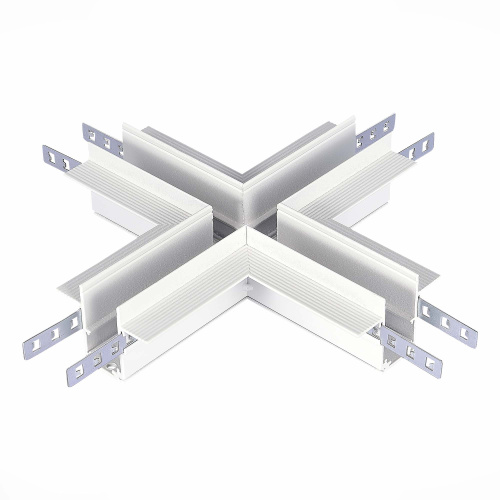 ST007.500.12 Коннектор X-образный для встраиваемого магнитного шинопровода под ГКЛ 12мм ST-Luce Белы SKYLINE 48 фото 2