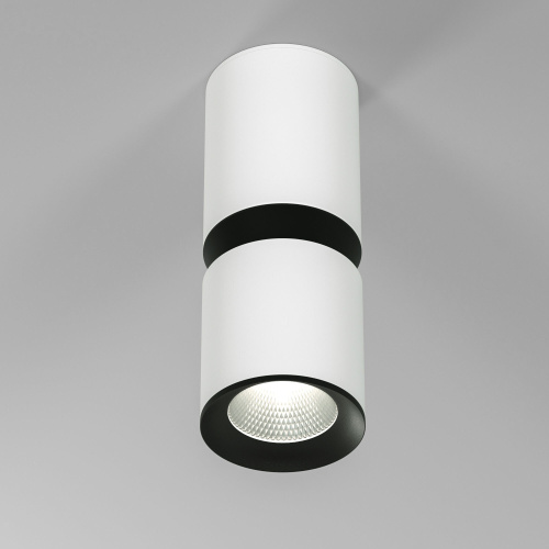 Светильник потолочный светодиодный 12W 4000К белый/чёрный 25048/LED