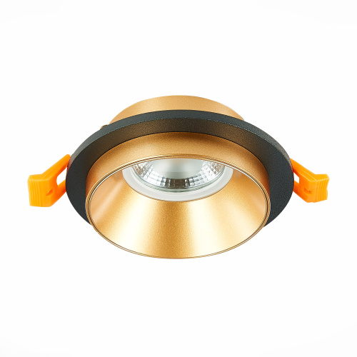 ST206.248.01 Св-к встр. Черный GU10 1*50W  IP20 D92xH38 220V Без ламп Встраиваемые светильники фото 6