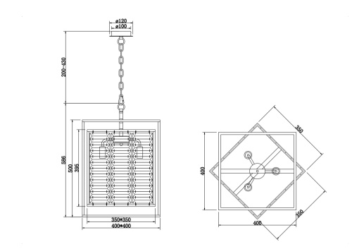 Подвесной светильник Maytoni MOD060PL-04G фото 4