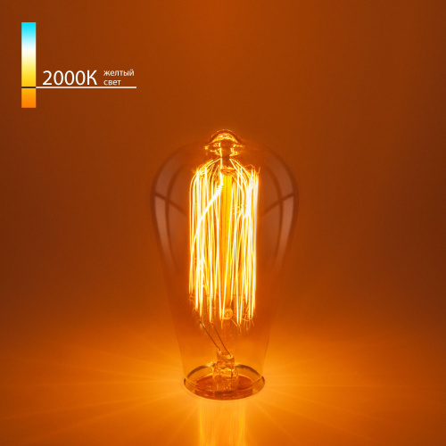 Ретро лампа Эдисона ST64 60W E27 ST64 60W