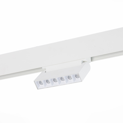 ST364.536.06 Магнитный трековый светильник белый LED 1*6W 3000K 532Lm Ra>80 36° IP20 L120xW22xH108 4 SKYLINE 48 фото 3