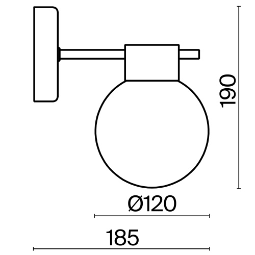 Настенный светильник (бра) Freya FR5233WL-01BS фото 6