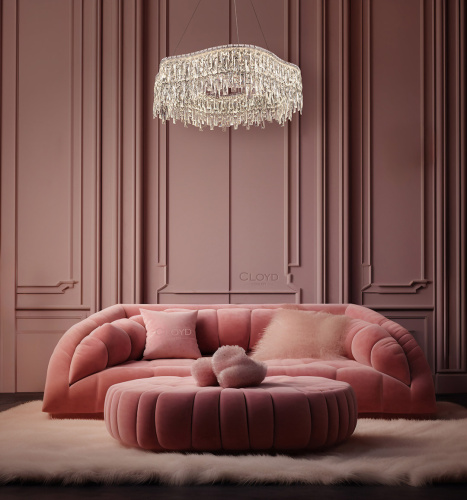 Люстра Cloyd ANTREA-A C1 / Ø62 см - хром (арт.11223)