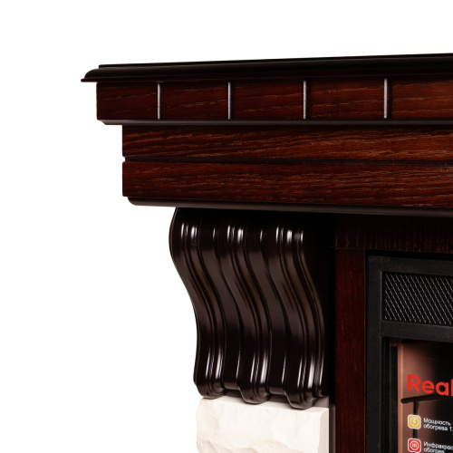 Каминокомплект COUNTRY/БРУКЛИН Античный дуб с очагом Электроочаг EPSILON 26 фото 3