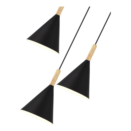 SLE1255-423-03 Светильник подвесной Черный/Черный E27 3*40W ARKET фото 3