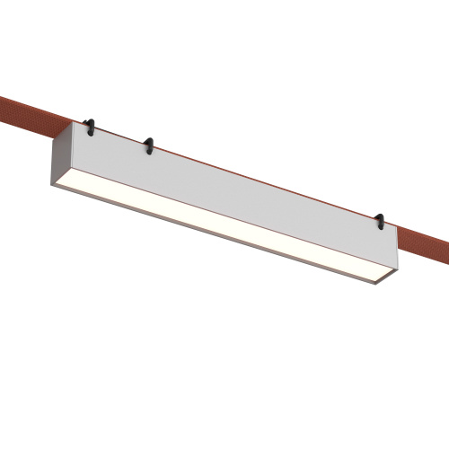 DK5574-WH Cветильник для трека-ремня Belty, серия Linear, со светодиодом, L323*W40*H45мм, 48V DC, 12W, RA90, 120°, 4000K, IP20, белый, алюминий фото 3