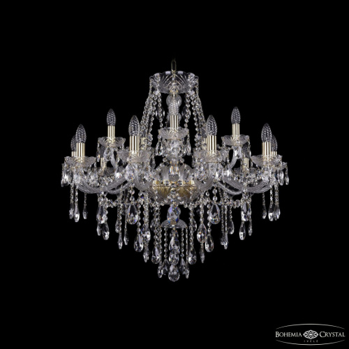 Люстра хрустальная 1415/10+5/300 G Люстра хрустальная 1415/10+5/300 G