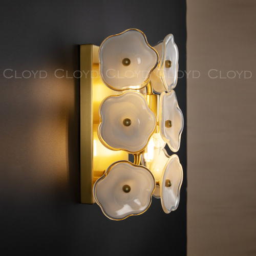Бра Cloyd EFIOPIA W2 / выс. 28 см - латунь (арт.20393) фото 5