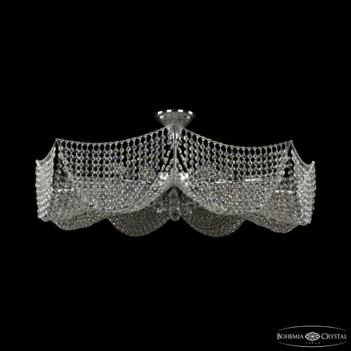 Потолочный светильник хрустальный 77081/95 Ni Bohemia Ivele Crystal (Богемия Ивеле Кристалл)