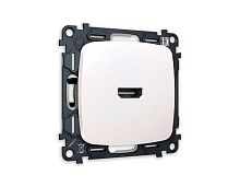 Комплект механизма розетки HDMI 2.0 AMBRELLA VOLT OMEGA Жемчуг 40V/500mA 2.0GHz 5-18Gbit/s QUANT (OP2140, VM222) MO214010