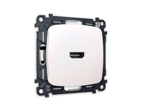 Комплект механизма розетки HDMI 2.0 AMBRELLA VOLT OMEGA Жемчуг 40V/500mA 2.0GHz 5-18Gbit/s QUANT (OP2140, VM222) MO214010