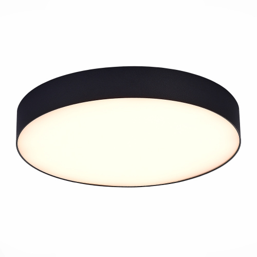 ST606.432.48 Светильник потолочный Черный LED 1*48W 3000K 4 320Lm Ra>85 120° IP20 D400xH55 185-265V Накладные светильники фото 3