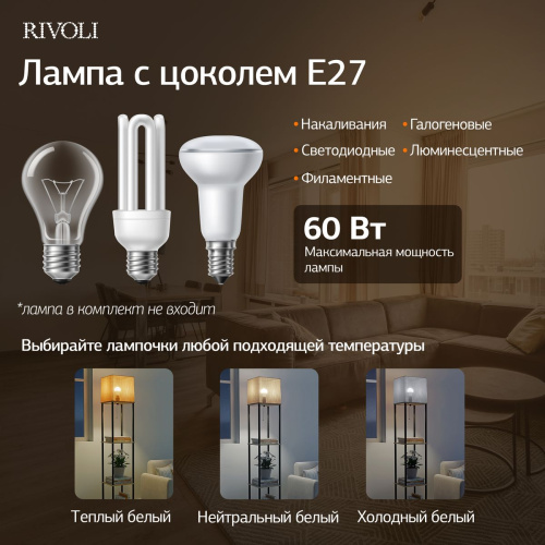 Торшер Rivoli Anda 7091-601 Б0071552 фото 4