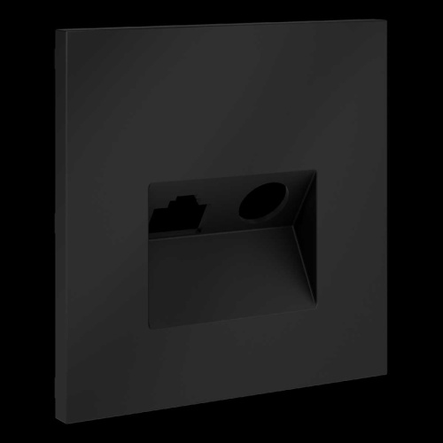 Накладка для розетки TV+RJ45 кат. 6, S70 (графит) Voltum VLS002707 фото 2 Накладка для розетки TV+RJ45 кат. 6, S70 (графит) Voltum VLS002707 фото 2