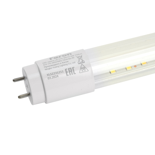 Лампа светодиодная Feron LB-214 G13 9W 175-265V 0,6м фото 8