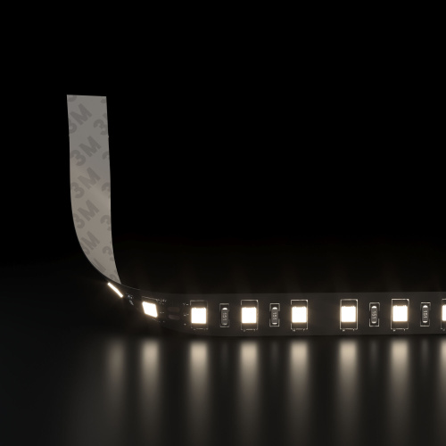 Светодиодная лента 120 Led 9,6 Вт IP20, 4200K дневной белый, 5 м 2835 24V 120Led 9,6W IP20 Black фото 2