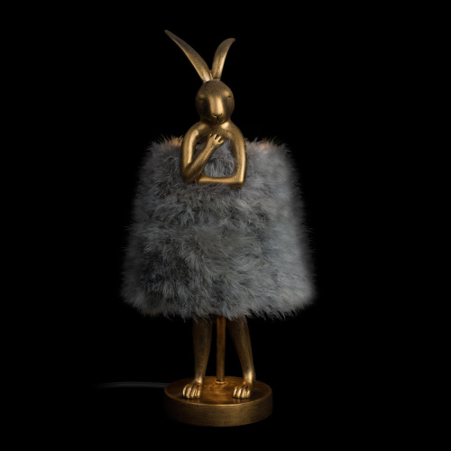 10315/A Grey fluff Настольная лампа LOFT IT Lapine фото 2 10315/A Grey fluff Настольная лампа LOFT IT Lapine фото 2