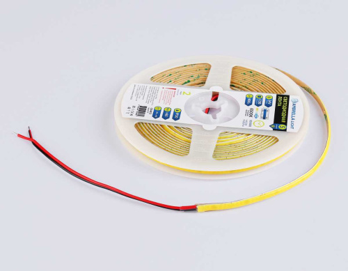 Светодиодная лента Ambrella Light GS4613 COB 400Led/10W m/ 24V IP20 6500K/ 5m*5mm*2.1mm (2 конт.) GS4613 фото 5