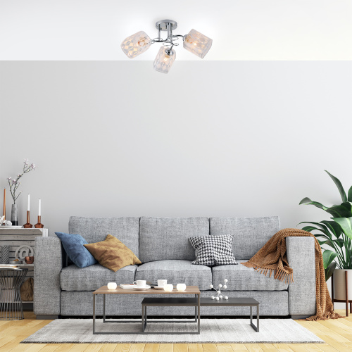Потолочный светильник Escada 1106/3PL E27*40W Chrome фото 5