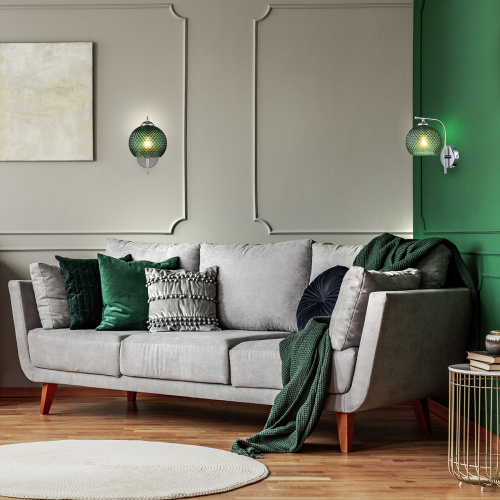 Настенный светильник Escada 10197/1A E14*40W Green фото 5