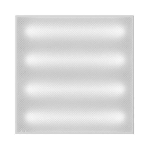 STP-A-1001-P-36-65K-40-A Св-к ДВО ST Luce STANDART IP40 595*595*40 мм 36Вт 4200лм 6500К призма(Армст Коммерческое освещение фото 2