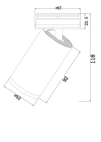 Потолочный светильник Technical C058CL-01B фото 2