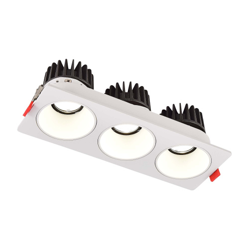 ST052.508.03 Встраиваемый корпус для светодиодного модуля серии ST850, ST851 ST-Luce Белый SHIFT фото 4