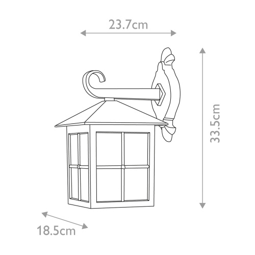 Настенный фонарь Elstead Exterior, Арт. BL18-BLACK фото 2