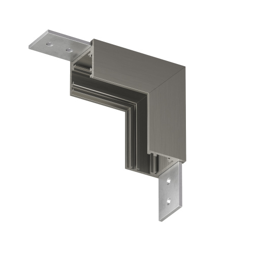 TR5732-DN Угловой элемент для трека SHINE BASE 90° стена-потолок, темный никель, алюминий фото 3