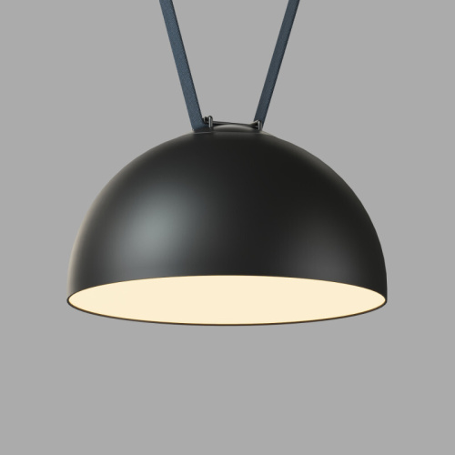 DK5563-BK Cветильник для трека-ремня Belty, серия Flow со светодиодом, D300*H171мм, 48V DC, 28W, RA90, 120°, 3000K, IP20, черный, алюминий