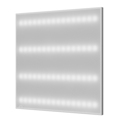 STP-A-1009-P-36-65K-40 Светильник ДВО ST Luce STANDART IP40 595*595*19 мм 36Вт 4200лм 6500К призма ( Коммерческое освещение фото 4