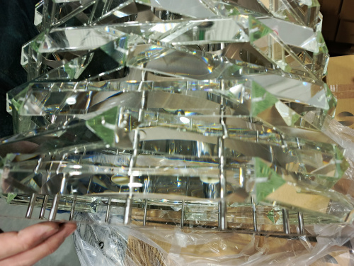 utsenka-SL6137.103.08 Светильник подвесной ST-Luce никель/прозрачный E14 8*40W STROZZI фото 2