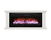 Электрокамин RealFlame Miranda 45 WT молочный с очагом Joker 45