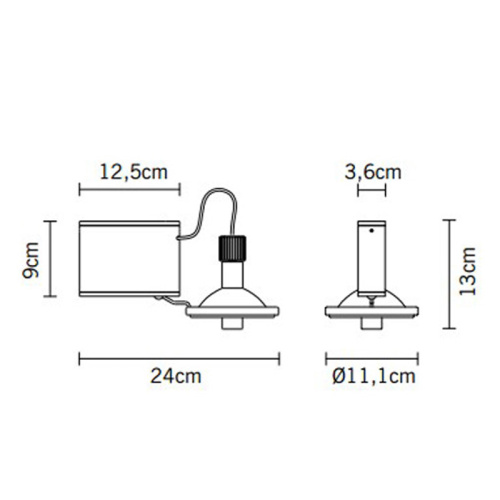Настенный/Потолочный светильник D70G0915 фото 3