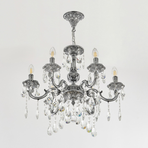 Люстра с хрустальными подвесками AL78101/6/175 A NB Bohemia Ivele Crystal (Богемия Ивеле Кристалл) фото 5 Люстра с хрустальными подвесками AL78101/6/175 A NB Bohemia Ivele Crystal (Богемия Ивеле Кристалл) фото 5