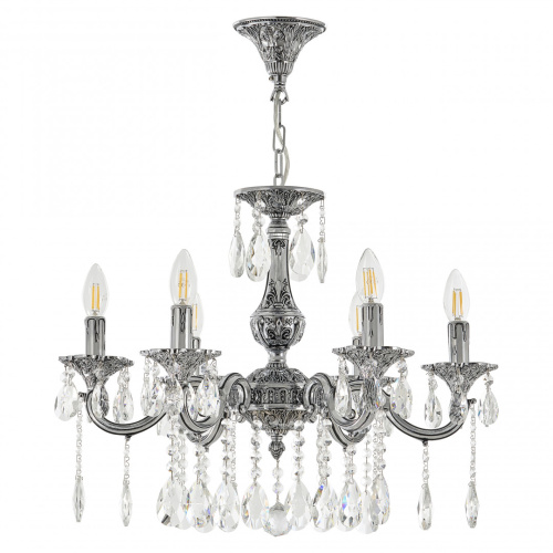 Люстра с хрустальными подвесками AL78101/6/175 A NB Bohemia Ivele Crystal (Богемия Ивеле Кристалл) Люстра с хрустальными подвесками AL78101/6/175 A NB Bohemia Ivele Crystal (Богемия Ивеле Кристалл)