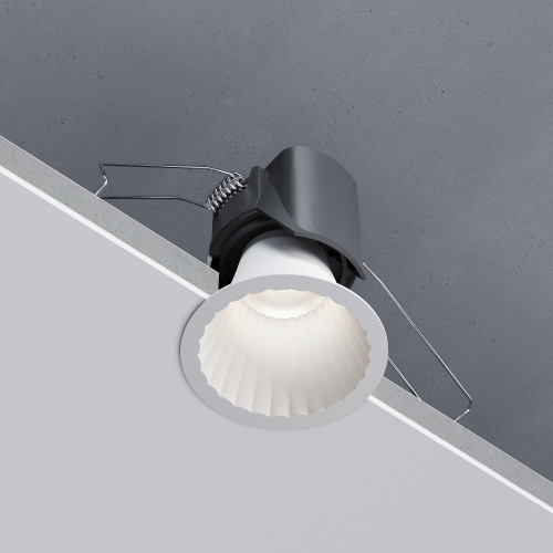 Светильник встраиваемый светодиодный Arco 12W 4000K белый IP44 15274/LED фото 3
