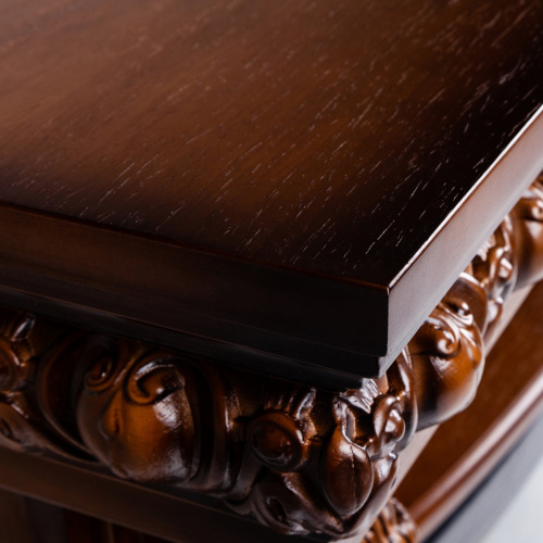 Каминокомплект ROMANO/ЛИОН Орех с очагом Электроочаг FIRESPACE/ФАЕРСПЕЙС 33 фото 3