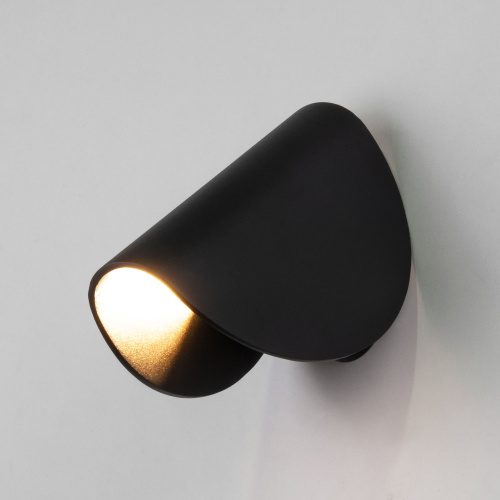 Настенный поворотный светодиодный светильник Taco чёрный IP54 1632 TECHNO LED фото 4
