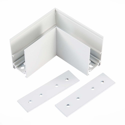 ST007.519.00 Угол-соединитель для подвесного / накладного магнитного шинопровода  ST-Luce Белый SKYLINE 48 фото 2